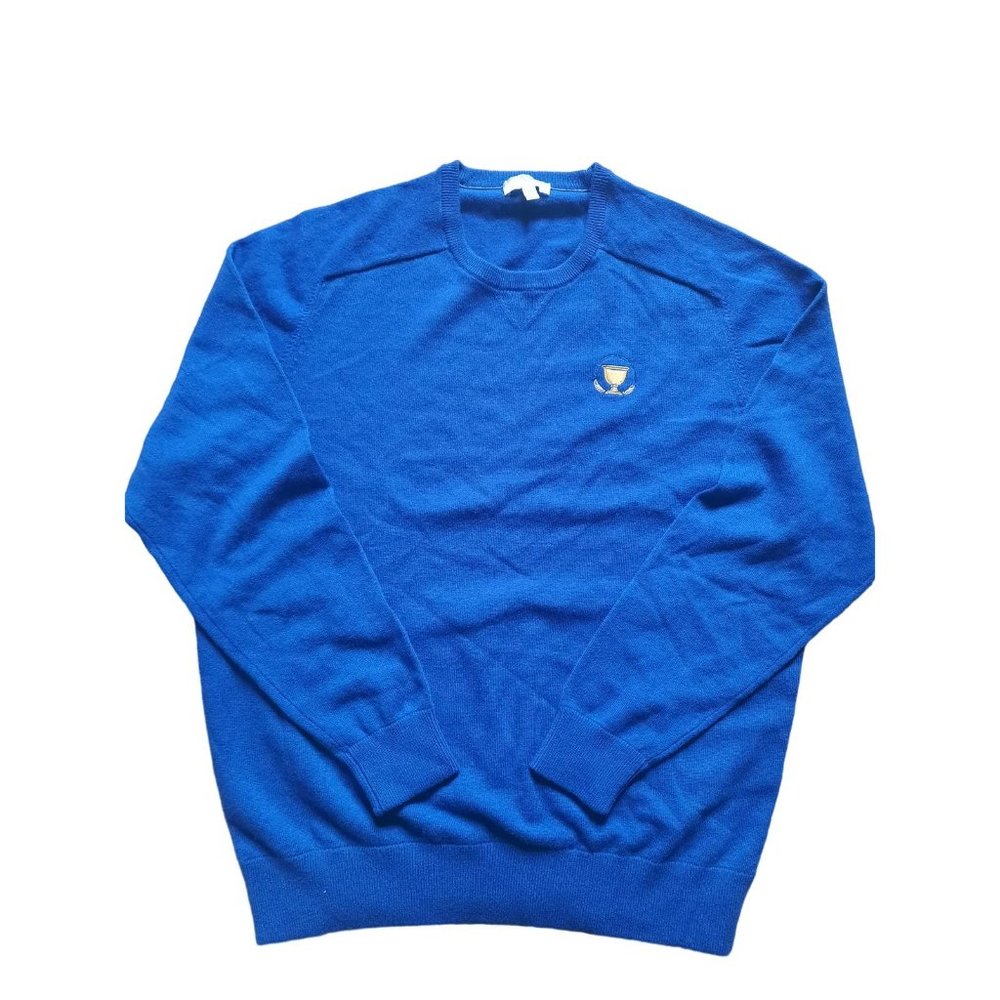 Peter Millar 100% Cashmere Sweater Lightweight - Royal Blue - Size XL (B114)